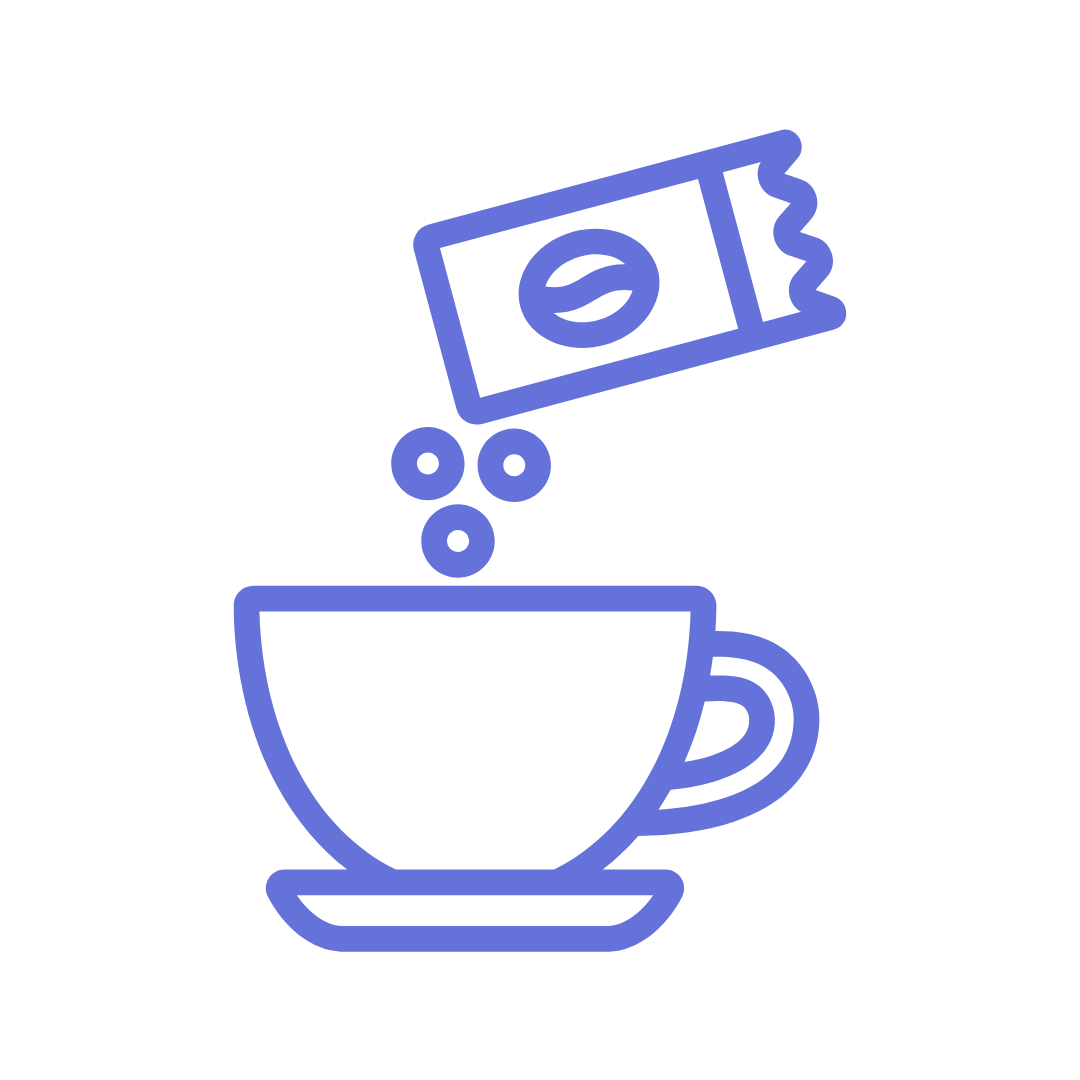 1 Tasse Instant Kaffee (350 ml)